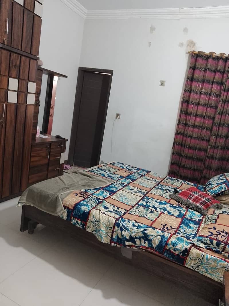 3 Bed Lounge (Leased) 3rd floor with roof Apartment Available for sell in PCSIR Society 1