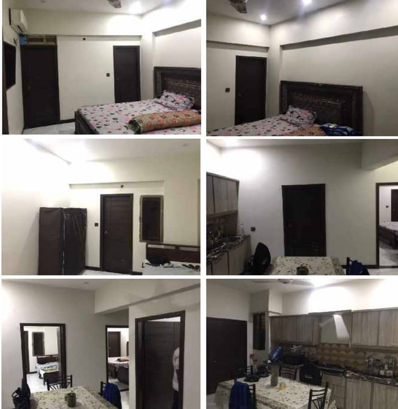 3 Bed Lounge 1050 Sqft Slightly Used Apartment For Sale In Karachi University CHS 0