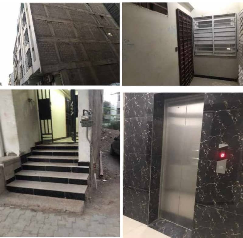 3 Bed Lounge 1050 Sqft Slightly Used Apartment For Sale In Karachi University CHS 1