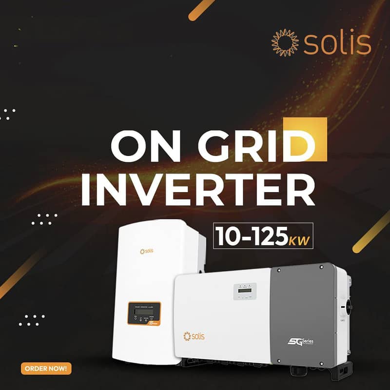 Solis | On-Grid | Hybrid | All Models Available At WholeSale Price 0