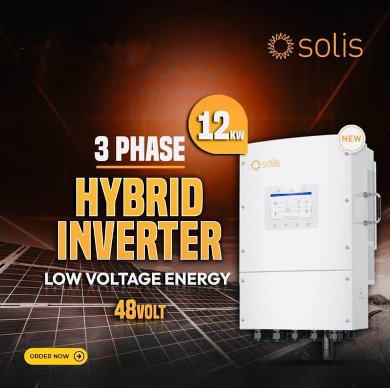 Solis | On-Grid | Hybrid | All Models Available At WholeSale Price 2