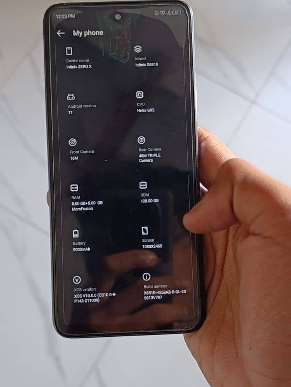 INFINIX ZER X NEO 12GB RAM /128 9