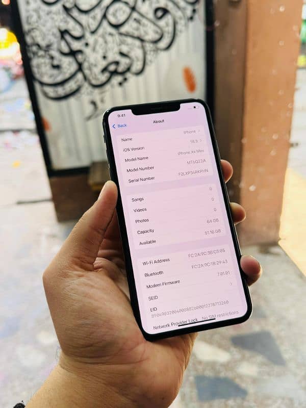 iphone Xs max Non PTA Not JV Waterpack 6