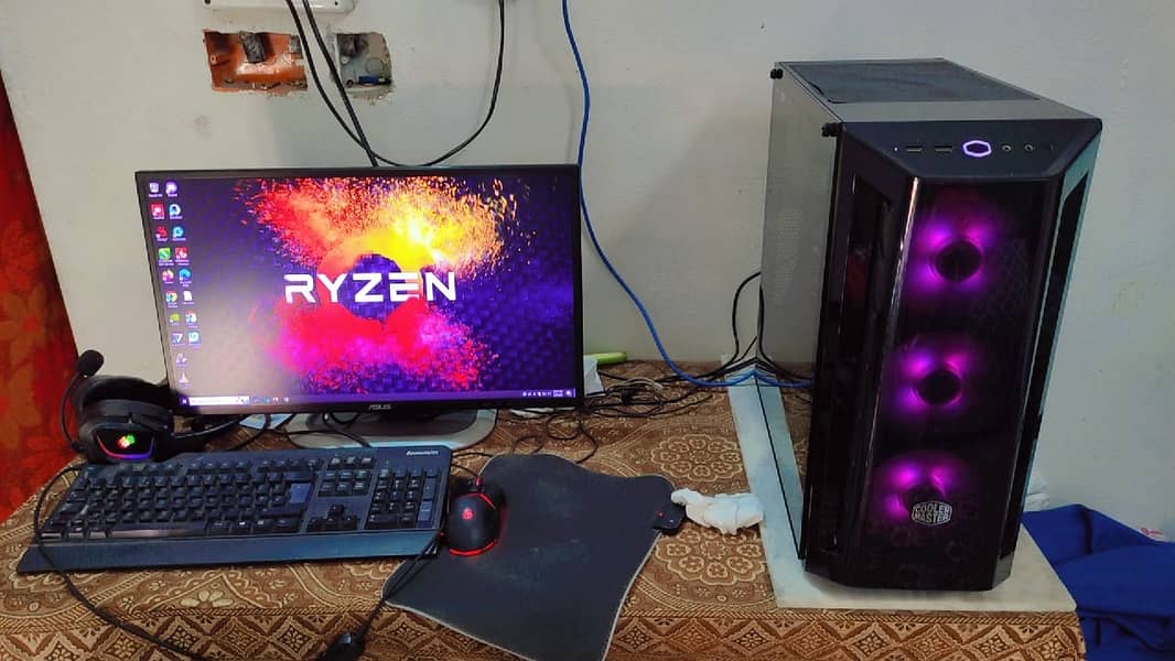 Gaming PC Ryzen 5 3600X | Gigabyte B450M H | AMD GPU 2GB DDR5 1