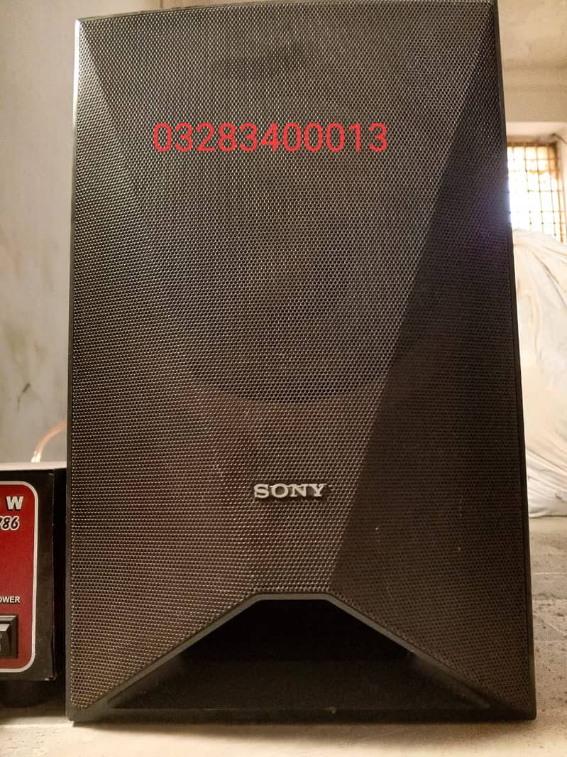 Very heavy bass Sony inchs imported subwoofer with pak made amplifier 7