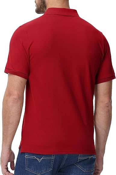 Red Polo High-Quality Cotton T-Shirt for Men 2