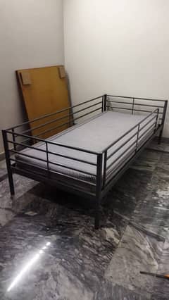 2x Iron bed with matress for sale