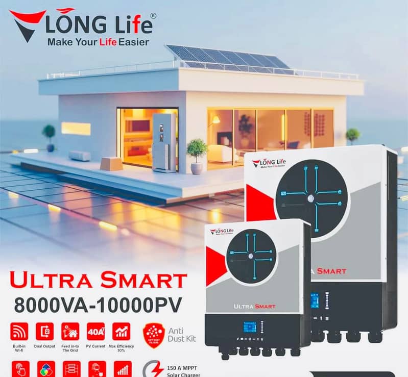 LongLife Solar Inverters | Hybrid | All Models Available At Low Price 0