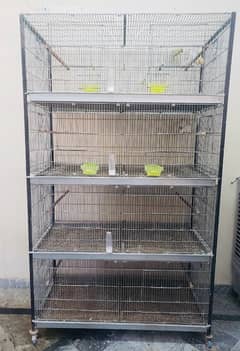 galvanised wire cage size 4/1.5/2