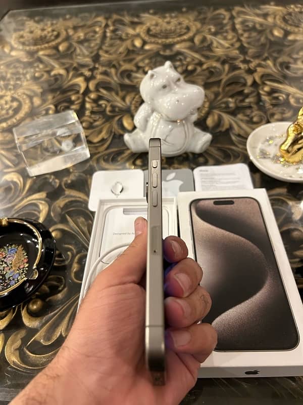 iPhone 15 Pro Max Natural Titanium 256gb Factory Unlock!(03057530000) 16