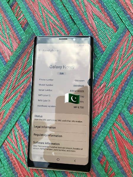 Samsung Note 9 new condtion 6.128 gb 1