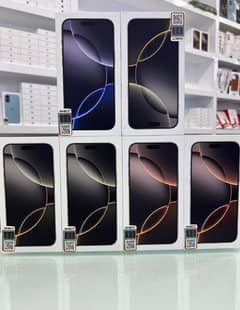 Iphone 16 Pro Max PTA Approved Mercantile Box Pack/ 16 Plus 15 JV