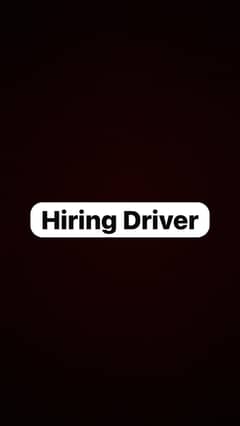 Driver needed