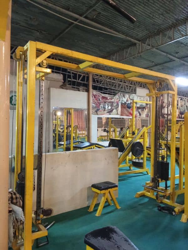 Bench Press, Bicep Stand, Caple Machine For sale 2