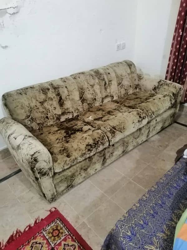 7 seater sofa & table for sale 1