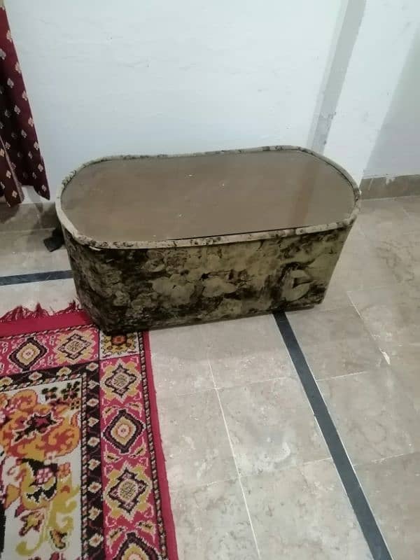 7 seater sofa & table for sale 3