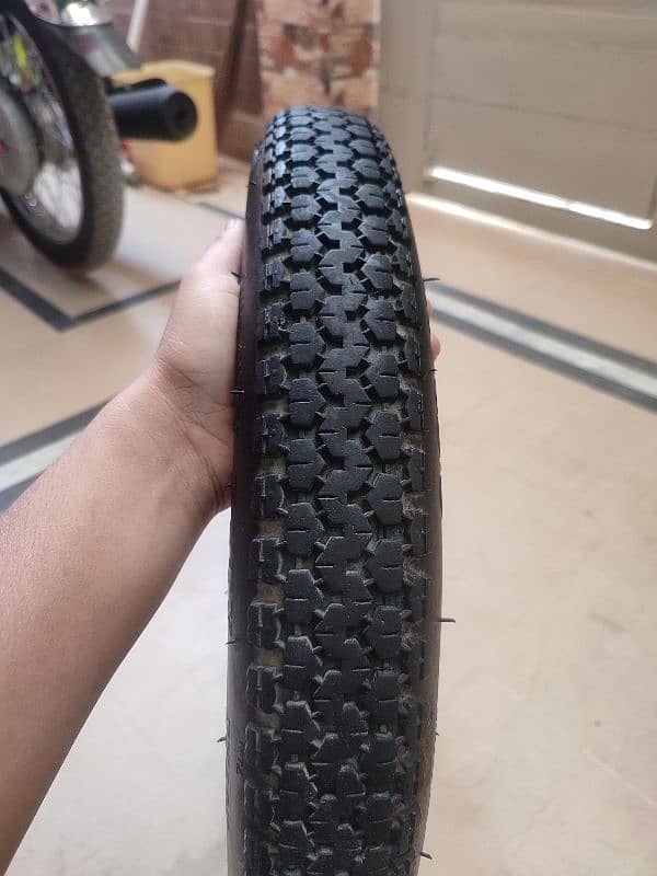 70cc panther tyre 4 ply with tube 2