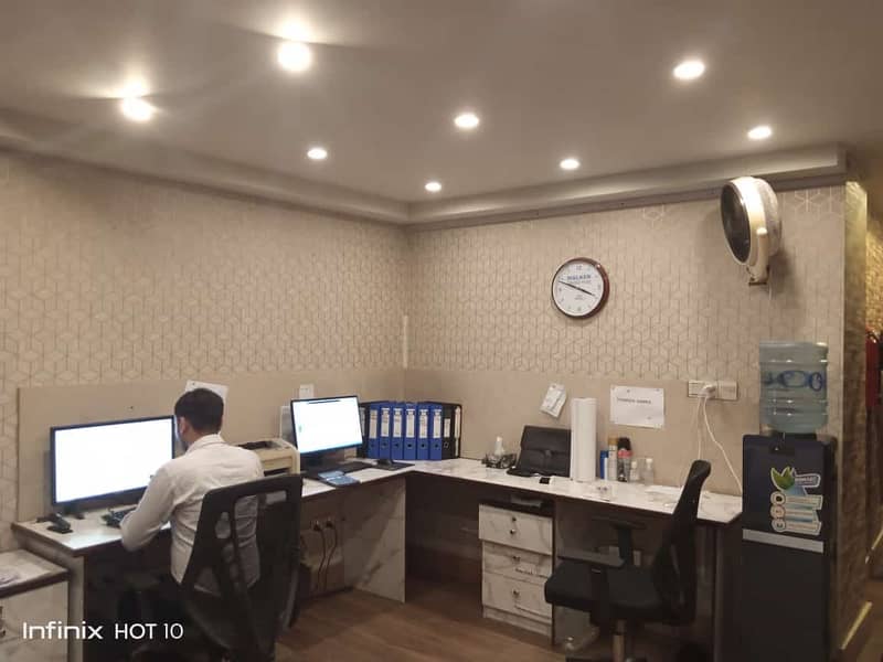 Semi Furnished Office Available In Rent At Bahadurabad 0