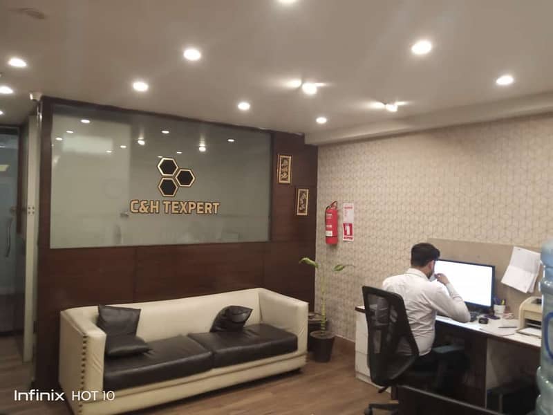 Semi Furnished Office Available In Rent At Bahadurabad 1