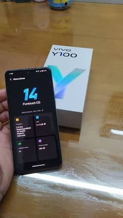 Vivo y100 green 8+8 256 gb