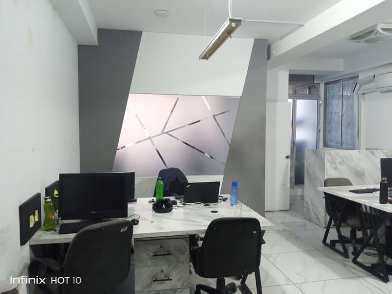 600 Sq Feets Office Available In Rent At Highrise Building Khalid Bin Walid Road 2