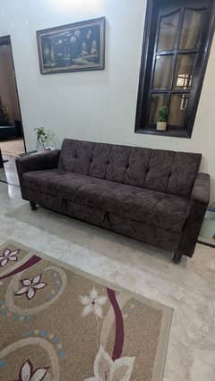 sofa bed with storage