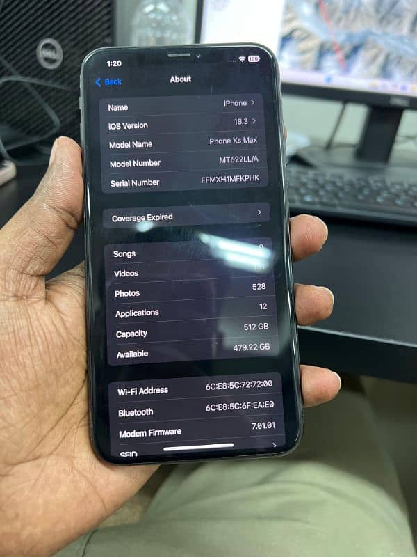 XS MAX 512 GB JV 7