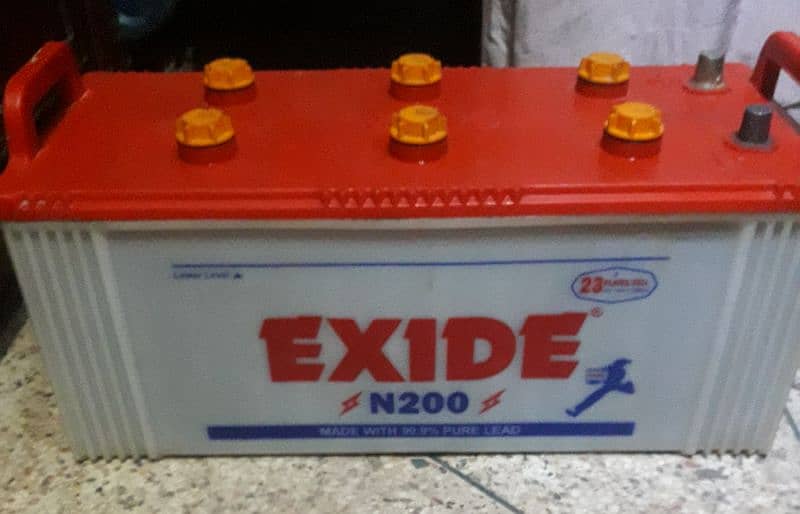 exide battery 200mah 2 years use 0