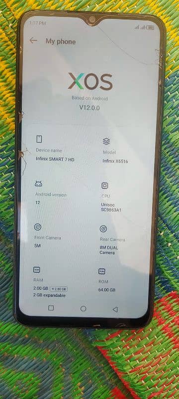 Infinix smart 7 hd 8