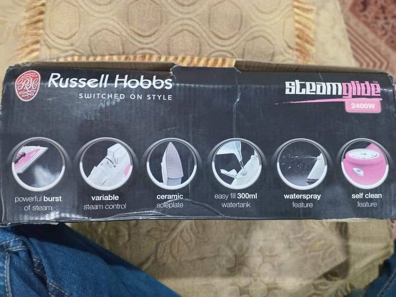 Iron name ~ Russell Hobbs for sale modal number 18720 9