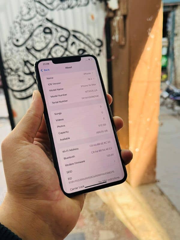 iphone Xs max 512GB PTA approved 5