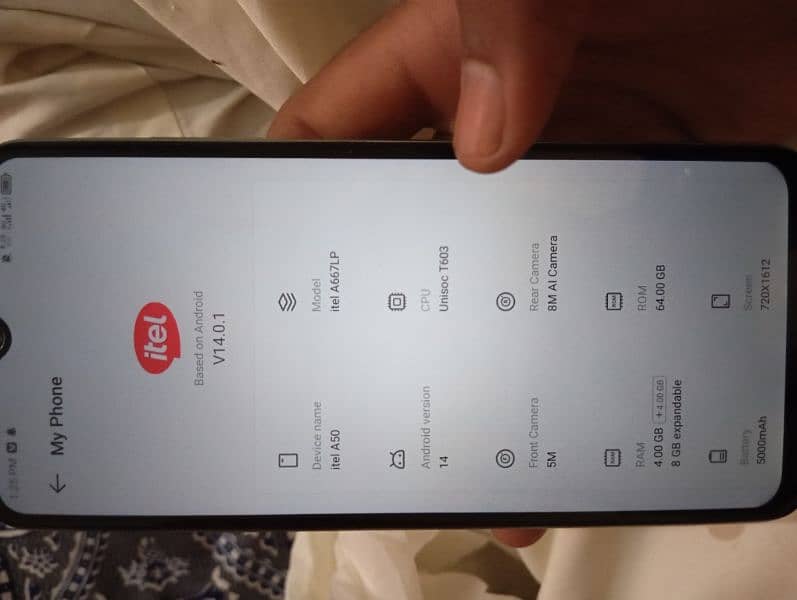 Itel A50 0