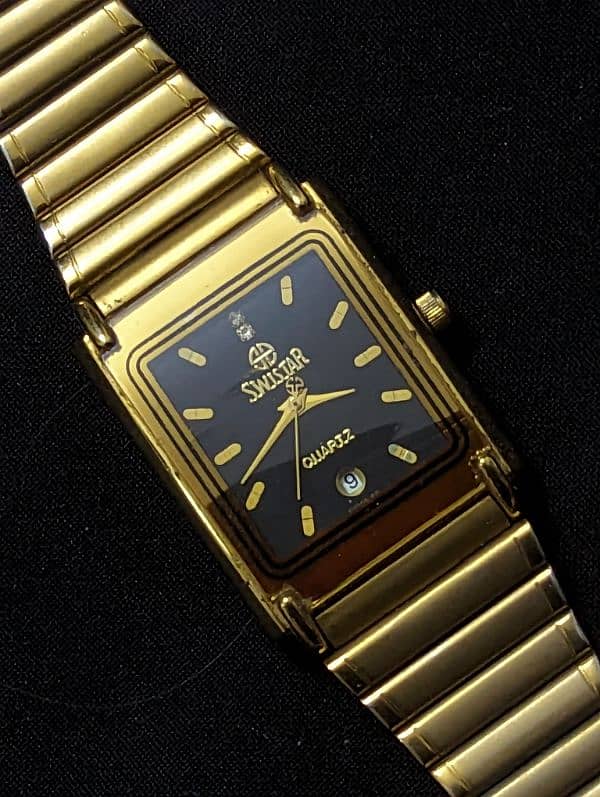 Swistar watch 22k gold plated swiss made 0