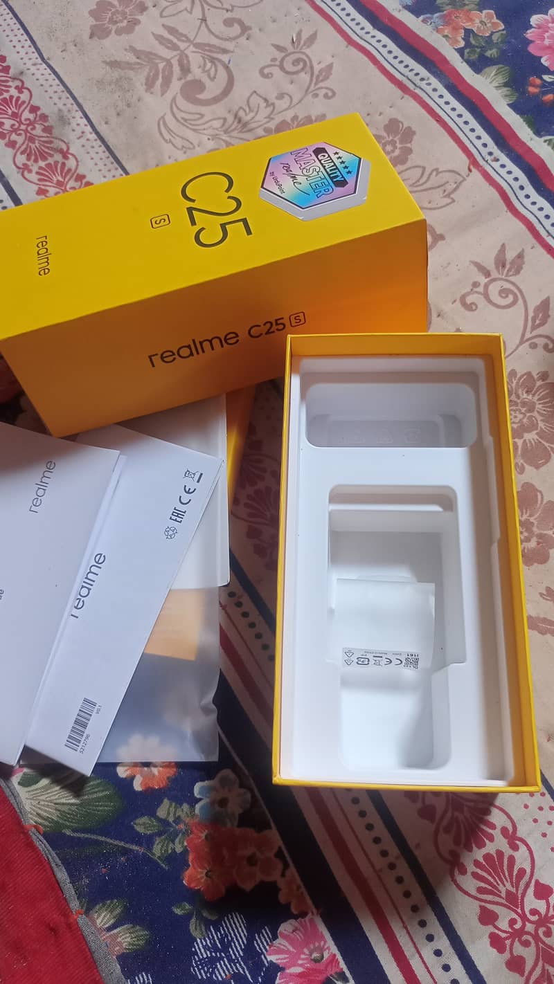 Realme c25s with box Pta approved no repair no open every thing orgnl 5