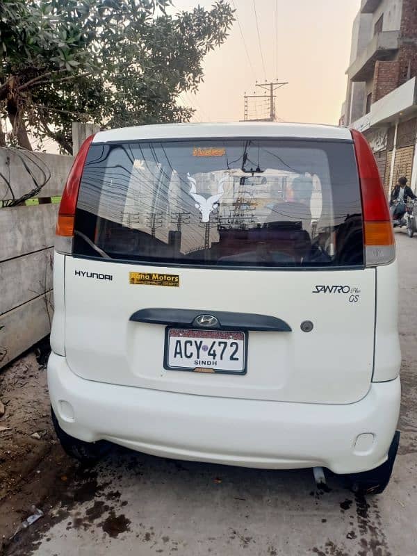 Hyundai Santro Plus 2000 model lush condition 6