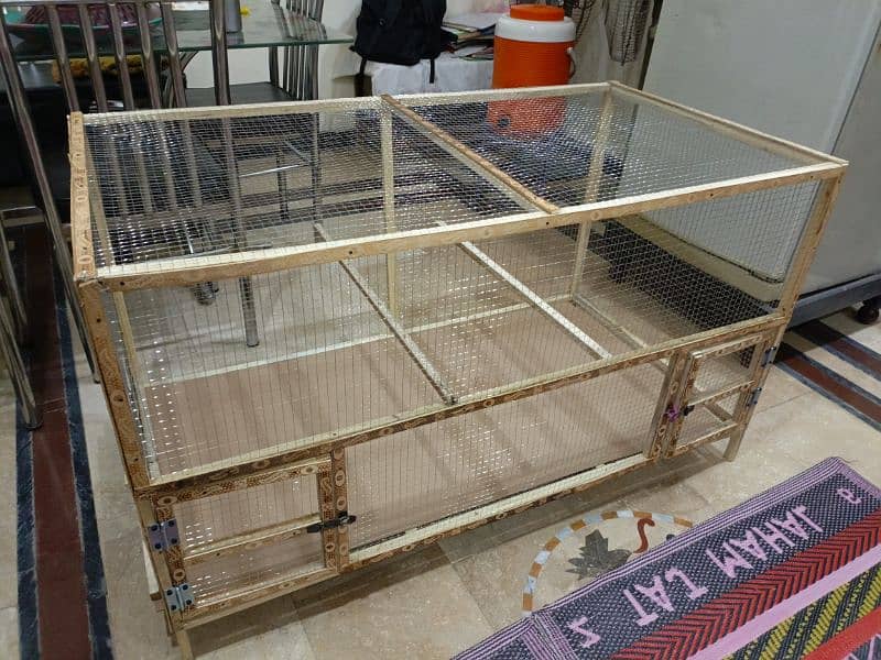 Wooden Cage Good For Parrots and Hens Birds Cage 1