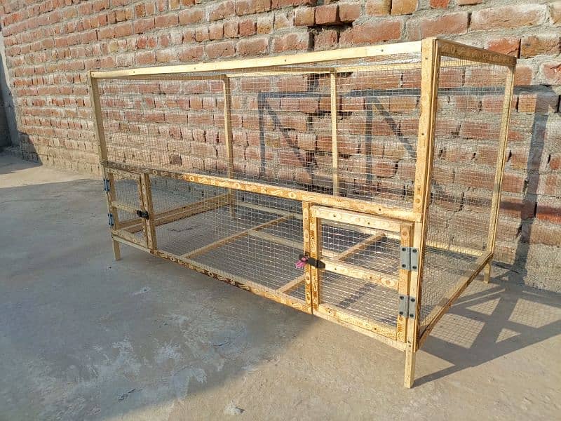 Wooden Cage Good For Parrots and Hens Birds Cage 2