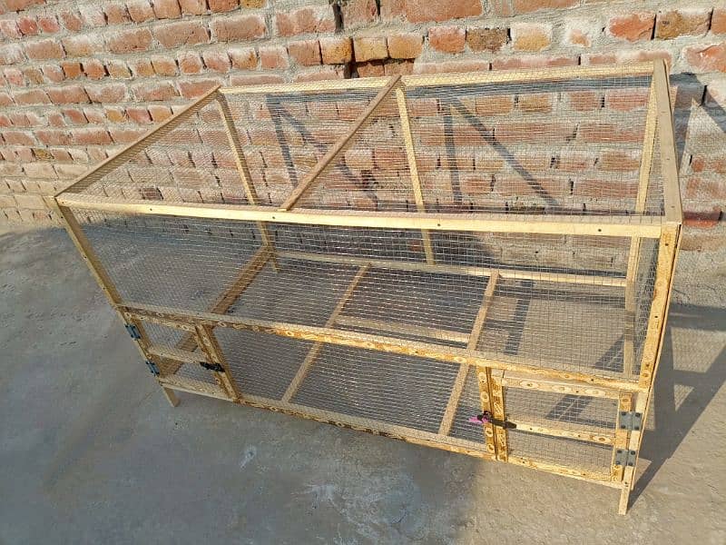 Wooden Cage Good For Parrots and Hens Birds Cage 6