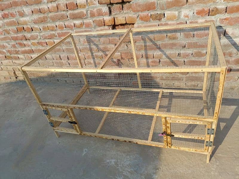 Wooden Cage Good For Parrots and Hens Birds Cage 7