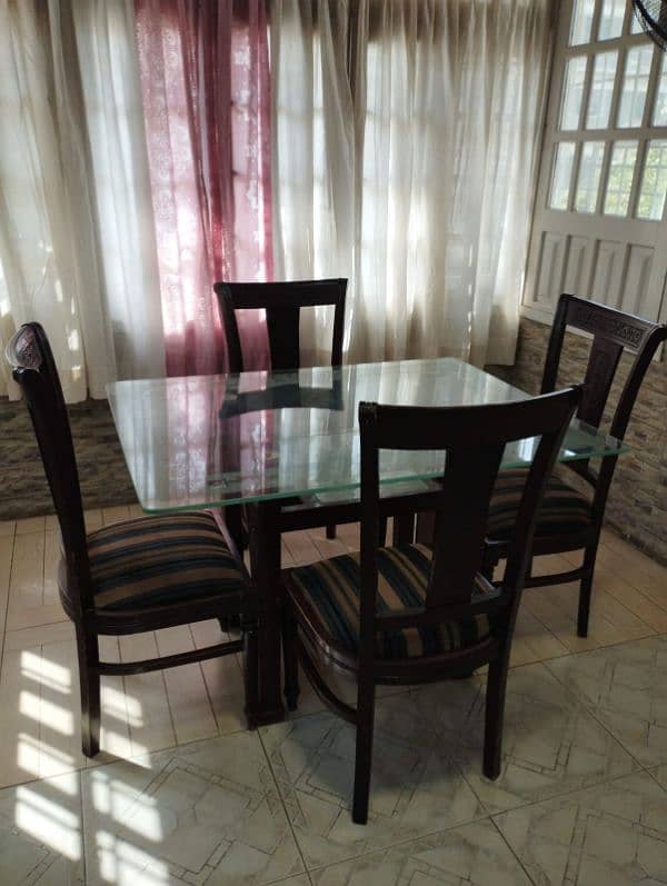 "4-Piece Dining Table Set with 4 Chairs Modern & Stylish Dining 0