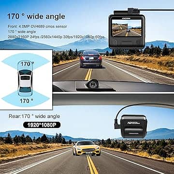 4K Dash Cam by EACHPAI 6