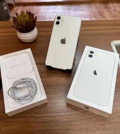 new Iphone 11 64GB White Health 93% original genuine APPLE warranty