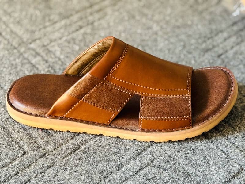 Original leather slippers for men size 9~42 and 10~43 3