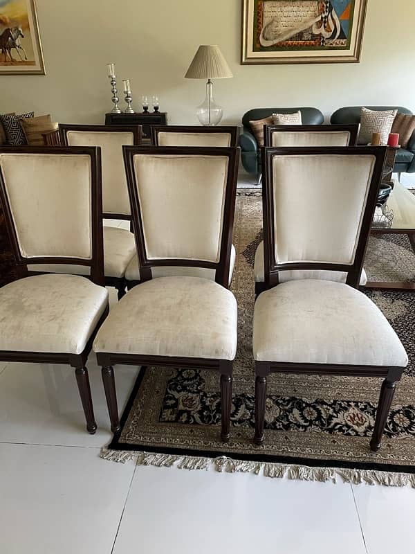 dining table with 6 chairs designer guild brand 1