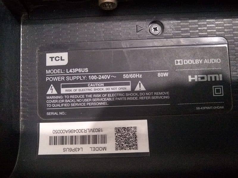 TCL LED 4k 17