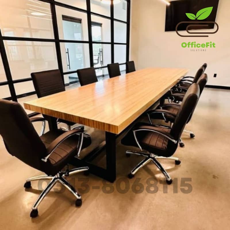 K Shape Office tables | Conference Table | Meeting Table | Study Table 7