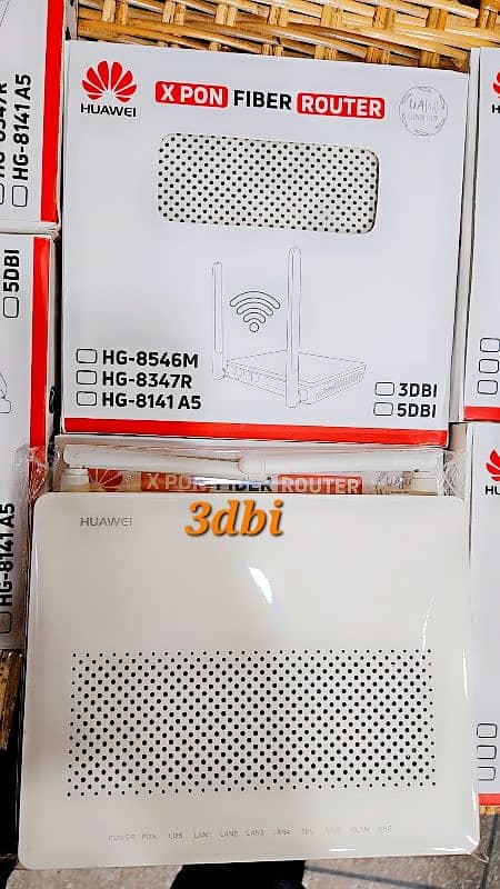 HUAWEI 8546M NEW 5DBI ANTEENA , WIFI ROUTER. BOX PACK EPON/GPON ,XPON 3