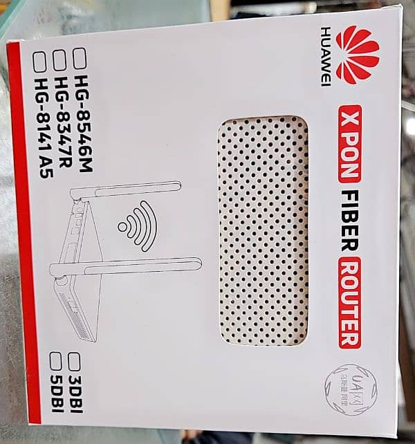 HUAWEI 8546M NEW 5DBI ANTEENA , WIFI ROUTER. BOX PACK EPON/GPON ,XPON 4