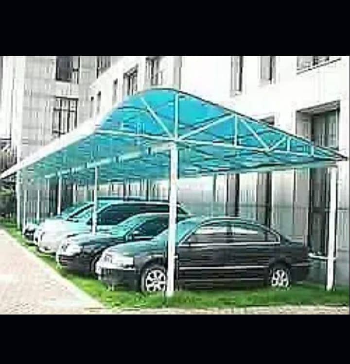 sheds \ fiberglass sheds \ tensile shades \ car parking shed \ shade 7