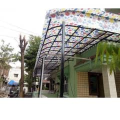 sheds \ fiberglass sheds \ tensile shades \ car parking shed \ shade